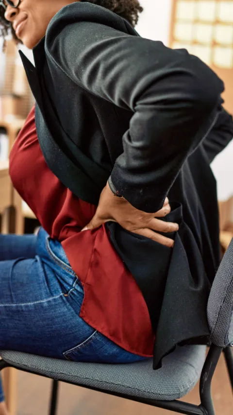 Foto demonstrativa de Fisioterapia para hérnia de disco