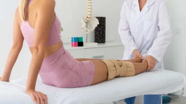 Foto demonstrativa de Fisioterapia após cirurgia