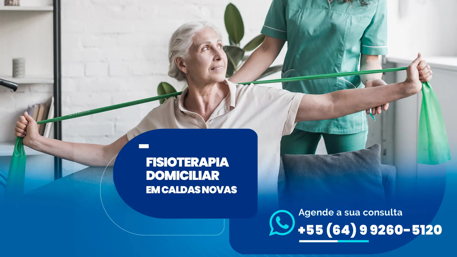 Foto demonstrativa de Fisioterapia Domiciliar em Caldas Novas