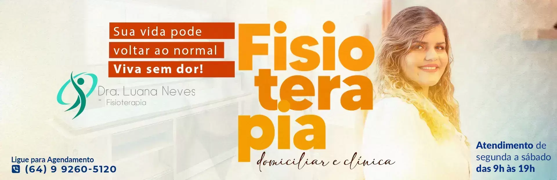 Luana Neves a sua Fisioterapeuta em Caldas Novas